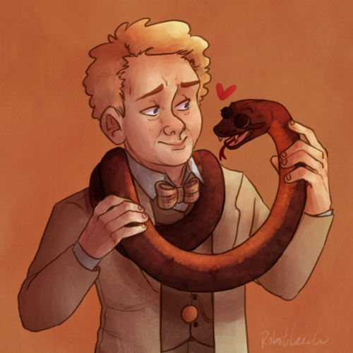 robotleech:GOOD OMENS ART DUMP!!! i havent been able to upload any art to tumblr since my internet w