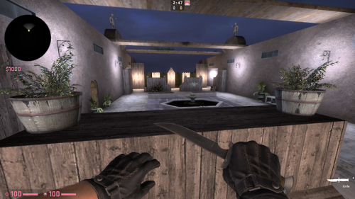 I wanted to give a try for an aim_map to CS:GO.. soo here’s what I have now ^v^