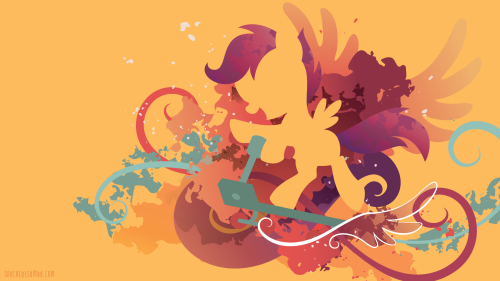 sambaneko:Keeping the CMC train moving with Scootaloo! Other wallpaper resolutions:1366x7681600x9001