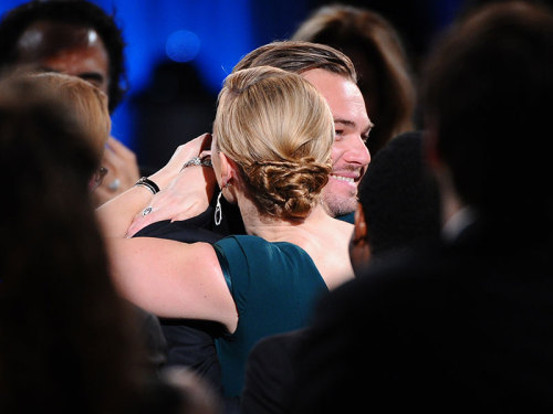 Kate Winslet &amp; Leonardo DiCaprio / 22nd Annual Screen Actors Guild Awards.The titanic love. ♡