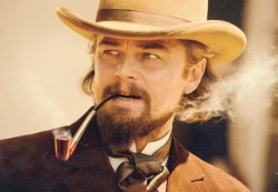 beautifuleonardo:  Leonardo DiCaprio in character as Calvin Candie on set of Django: Unchained 2012 