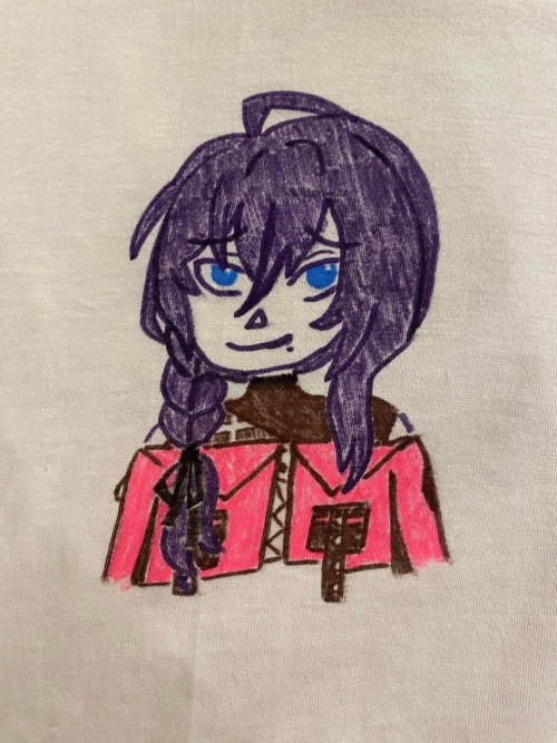 Drew On Some Shirts With A Friend At An Event Today! Mine Was Super Small So I Took A Better Pic At Home