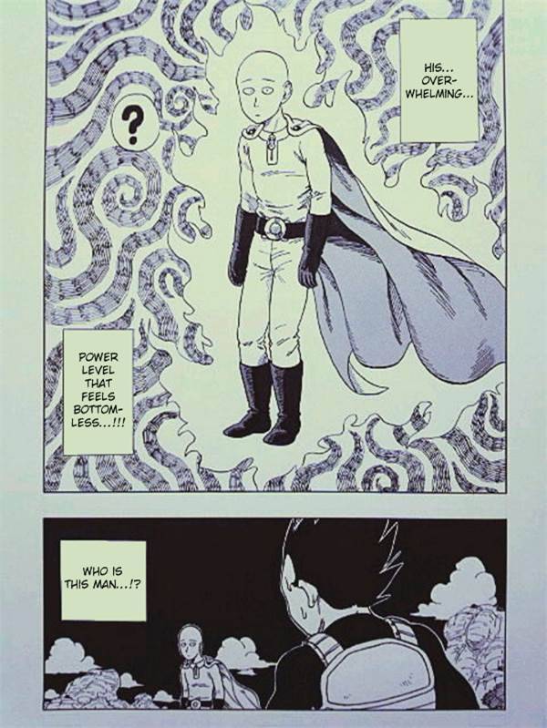 Vegeta versus One Punch Man