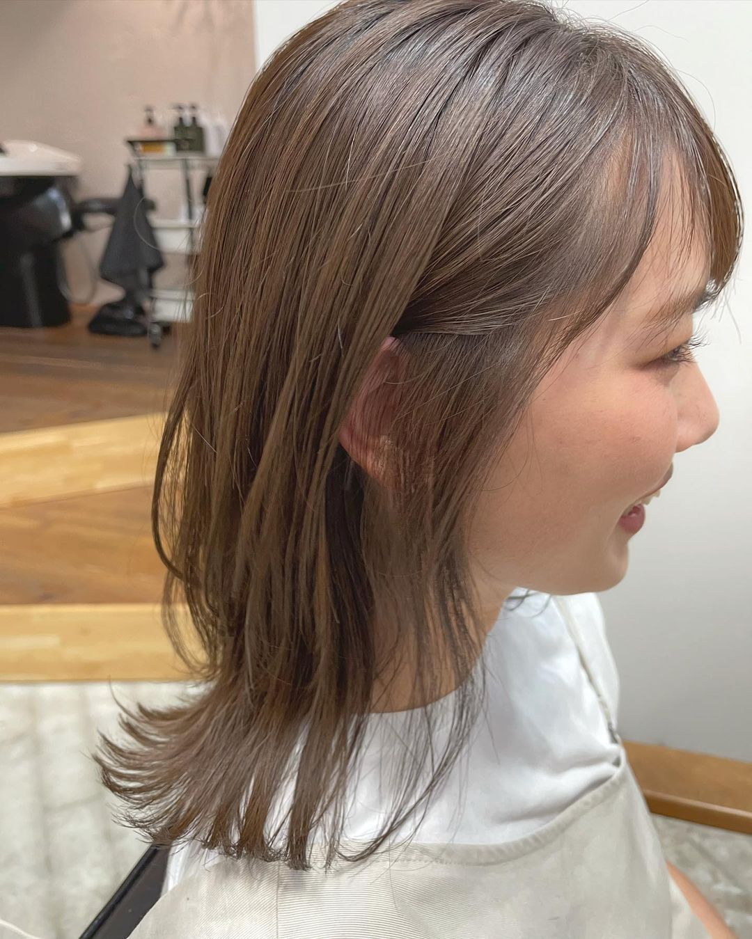Hair Make Nikki ベージュ Style Hair Bob イルミナ ミディアム Hair Make Nikki ベージュ Style Hair Bob イルミナ ミディアム