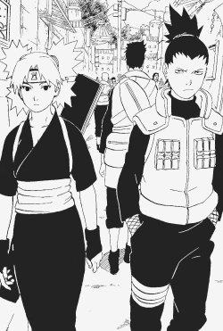 yaboydeidara:  These two are literally the only normal couple in Naruto. They went on dates, visited each other in their respective villages, and overall were human beings to each other. No longstanding childhood crushes or secret love confessions during