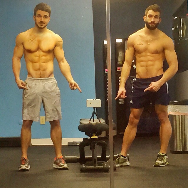 pecstacular:  Meet swolemates and partners Justin and Nick. You’ve seen their sexy