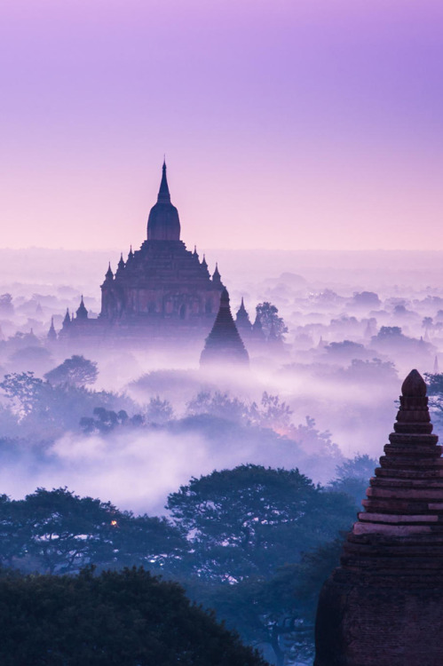 musts:  Misty Morning in Bagan by Zay Yar Lin Bagan, Myanmar