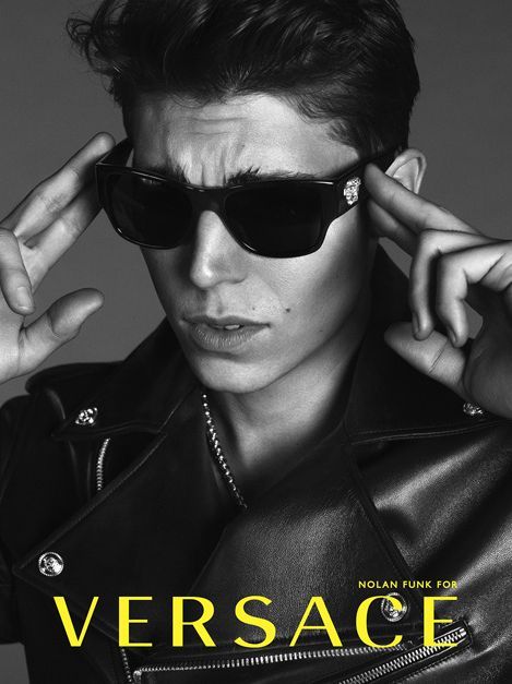 menandfashion:  VERSACE Spring/Summer 2014 campaign Nolan Funk by Mert and Marcus 