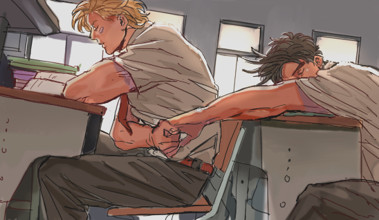 sasuisgay:  Original art by Burns  The permission for reprinting this picture