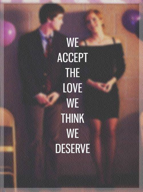 barbaravintagemuse:  Aceptamos el amor que creemos merecer