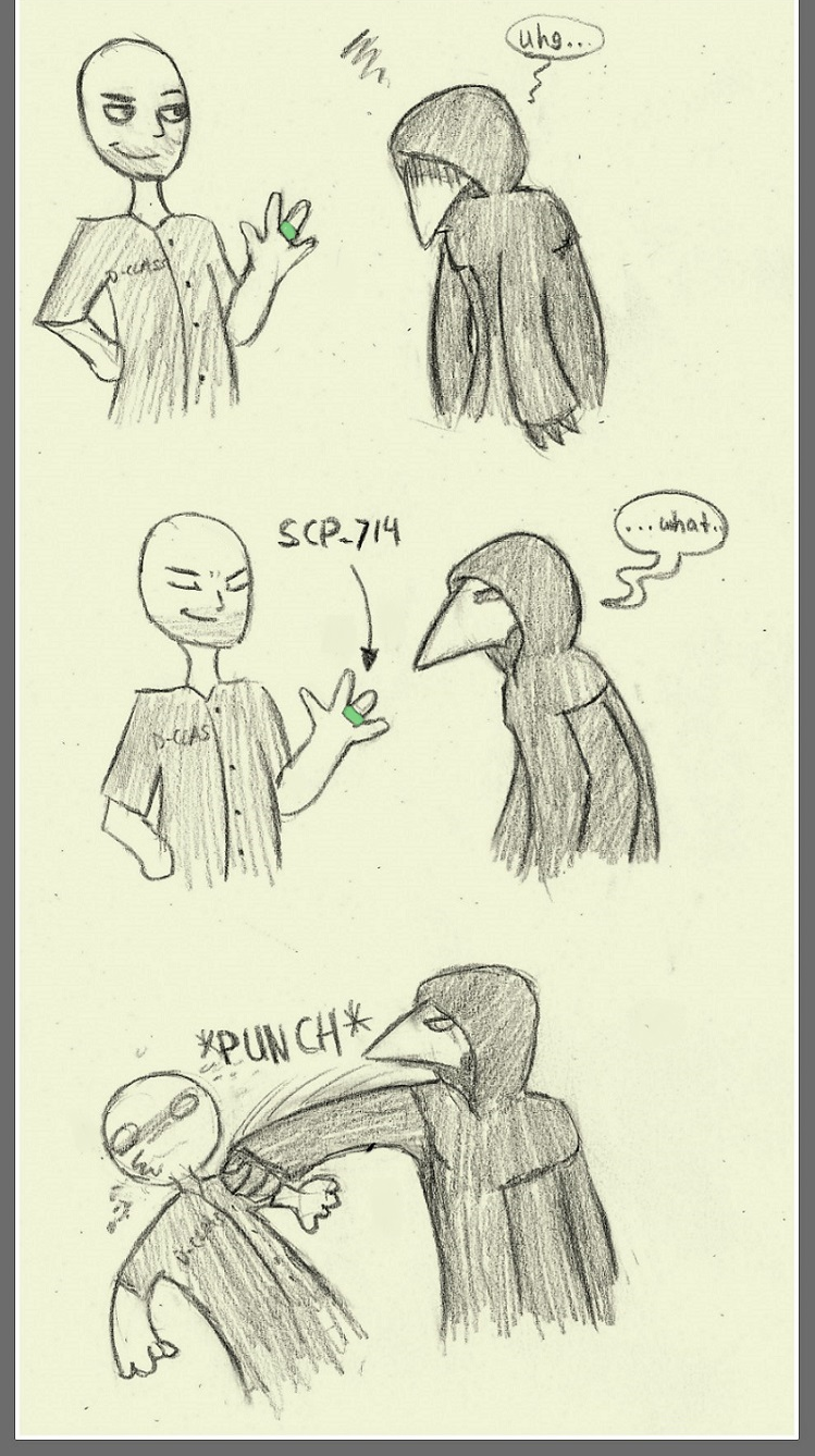 gobmonster:  danthema-am:  HOW TO GET SCP 049 ANGRY   Yes