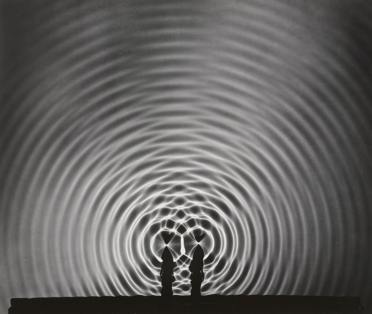 Berenice Abbott. Wave Interference Pattern. 1958.