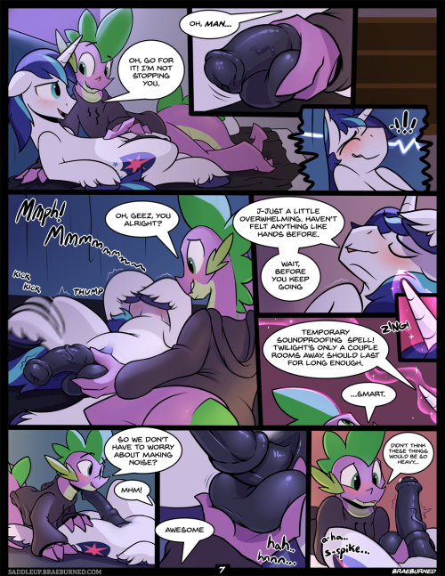 Porn Pics braeburned:  Here it is! My comic for Saddle