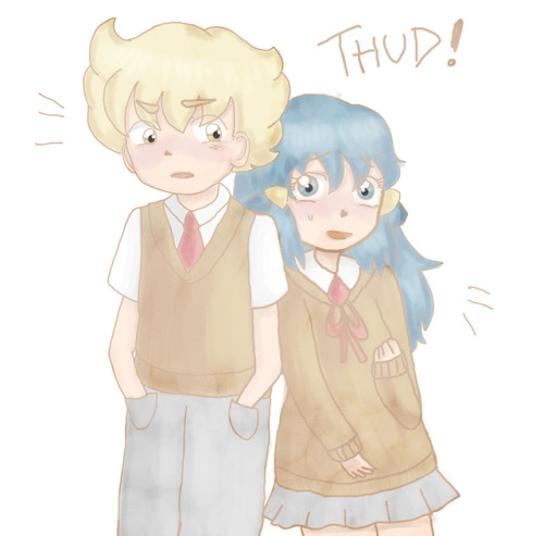 twinleafshipping week - day one: school aui have this very specific headcanon school au where dawn m