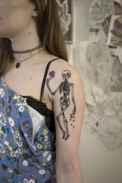 holymountaintattoo:  Tattoo by James ArmstrongTo