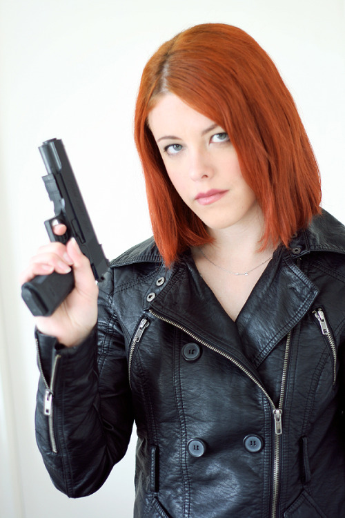 jointhecosplaynation:  redderz:  Had a go at Winter Soldier Natasha today! My hair is annoying and keeps going wavy though. I did some in my Widow suit too, even though we haven’t seen her suited up in WS yet. I had to put the arrow necklace in though!