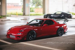 stancenation:  Mayday Garage  Mazda RX7.