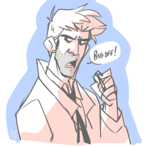 Been drawing a bunch of John Constantine bc I recently watched the show and fell in love with the ch