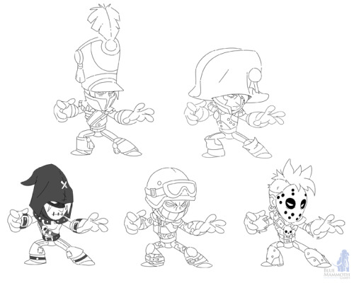 “Brawlhalla” Character Concepts 2014