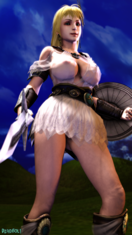 Sophitia and Cassandra tag team with a Sophitia porn pictures