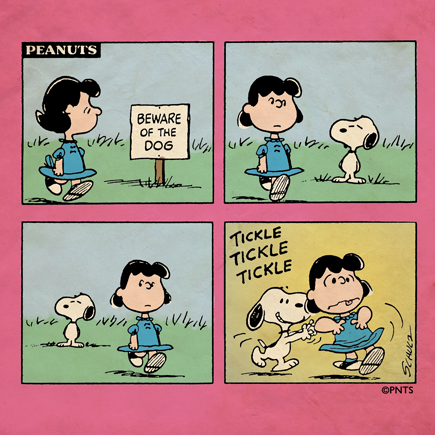 reb-ellious: “I thought you said your dog does not tickle!” “That is not my dog.”