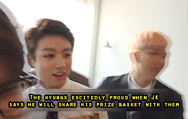 kmnoona:A post of Jeon Jungkook’s love for his hyungs; a timid, shy boy who has learned to walk out 