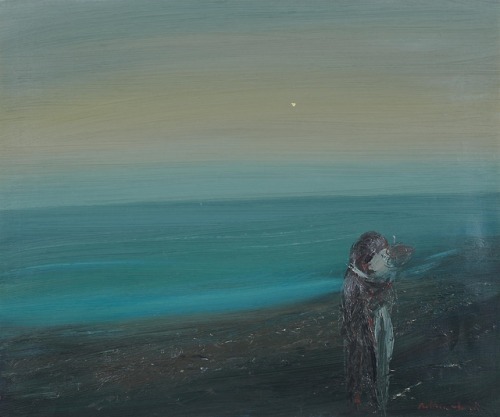 thunderstruck9: Arthur Boyd (Australian, 1920-1999), Lovers, c.1974. Oil on canvas, 62.5 x 74.5 cm.