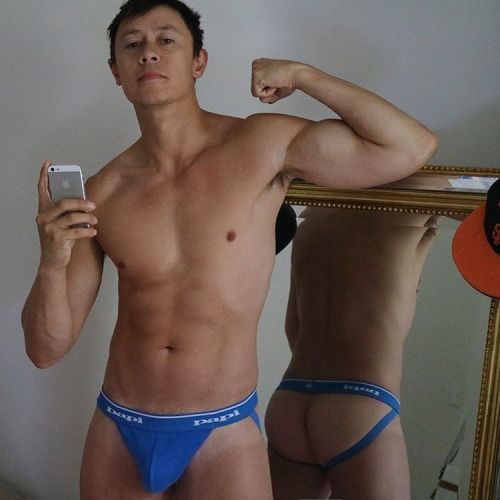 aussiespacetimetraveller: Thanks Dave for the stack of new jockstraps I just got in the mail. I’ve a