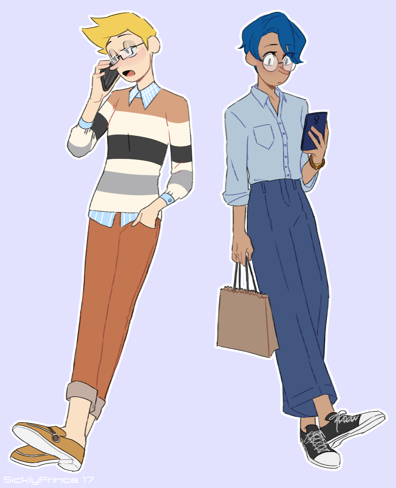 siqlyprince:      (*´∀｀*)ゞ    theyre so fun to draw aahhh some more human!zircon
