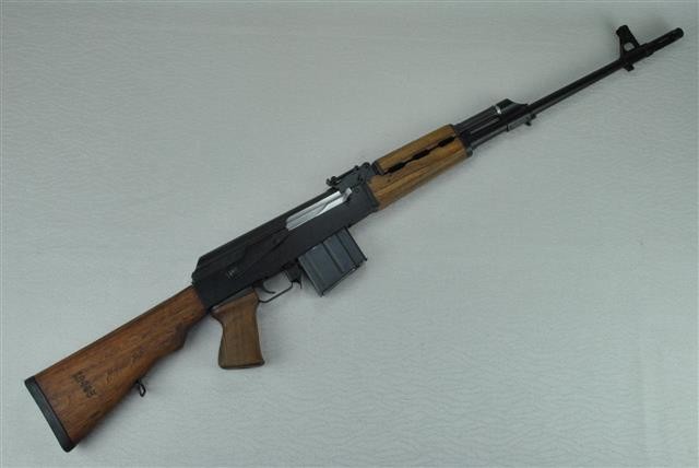 gunrunnerhell:  M76 What is essentially and over-sized AK chambered in 8mm Mauser.