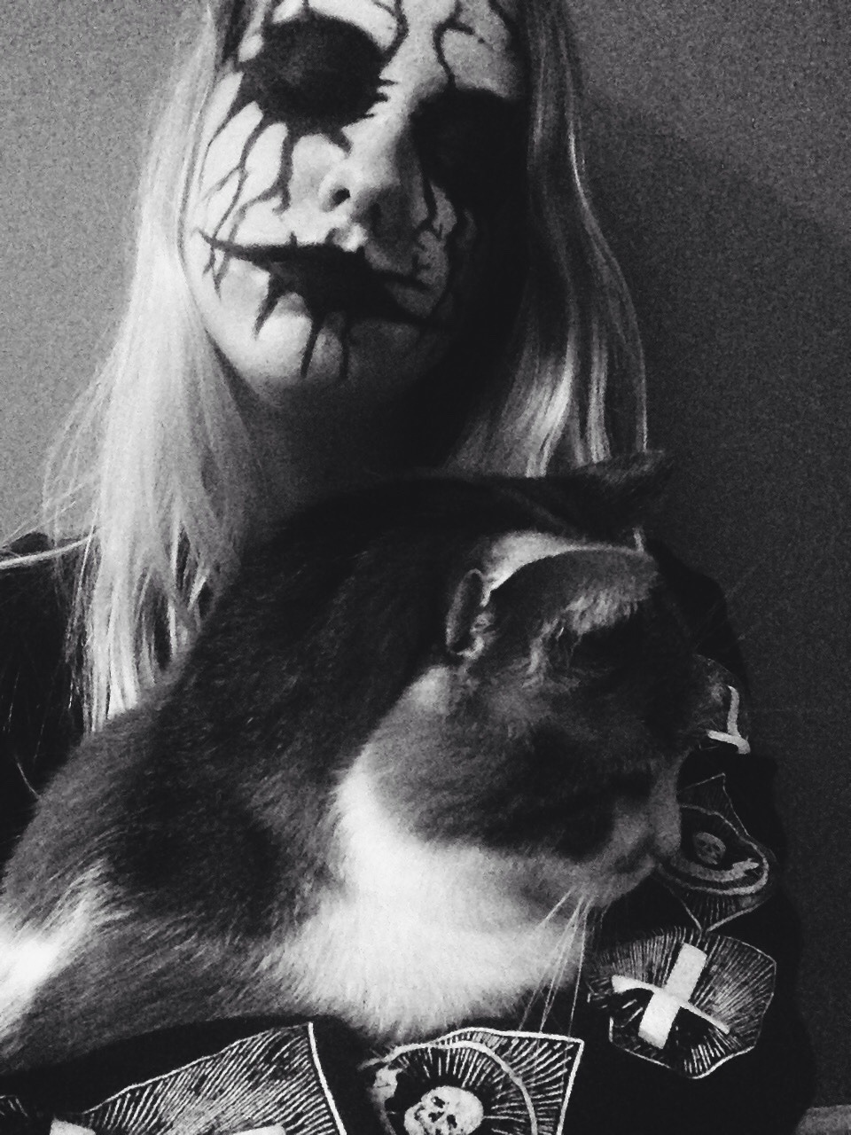 metalblooded:  First time ever doing corpse paint