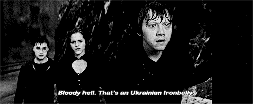 phoebebuffay:  Ron’s “bloody hell” in Harry Potter and the Deathly Hallows