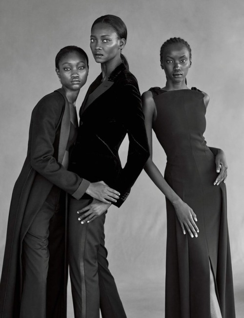 fuckrashida:  Eniola Abioro, Oluchi Onweagba, Anok Yai, Youssouf Bamba, Debra Shaw, and Shanelle Nyasiase photographed by Ethan James Green for W Magazine Vol. VI 2018. Styled by @mr_carlos_nazario with hair by @cyndiaharvey and makeup by @dickpageface.