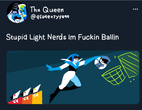 ironicmemeing-art:Stupid Light Nerds Im Fuckin Ballin