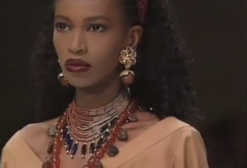 howtobeafuckinglady: Beverly Peele, Khadija Adam Ismail, Naomi Campbell, Tyra Banks, and Amalia