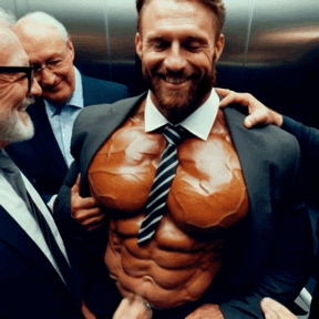 The Board Members Like This Muscular Bodyguard, Which Can Not Only Protect Their Safety, But Also Enjoy