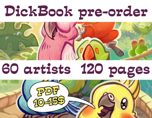 DickBook pre-order!!! ♥ The pdf version of the artbook has been released!For 10usd you will get 120 