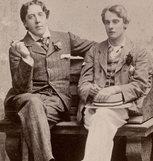 oscarwetnwilde:Close up: Portraits of Oscar Wilde and Alfred Douglas taken in 1894.