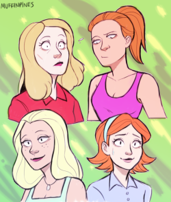 Muffinpines:rick And Morty Get All My Attention So I Thought I’d Draw Some Of The