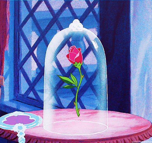 mickeyandcompany:  The rose she had offered was truly an enchanted rose, which would