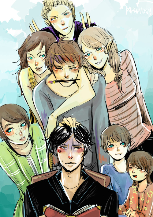 cassandraclare:my babies!:)aegisdea:THE BLACKTHORN SIBSDo you know all of their names?  THEIR N