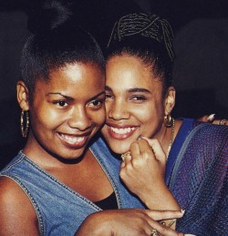 90Shiphopraprnb:  Miss Jones And Monie Love