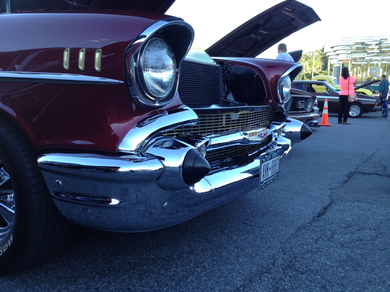 motoriginal:  Submitted by my dad via text message: Car show today. One of my favorites