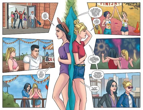 Betty and Veronica go where they’ve never gone before—their senior year of high school!