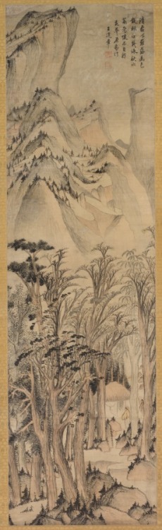 Solitary Colors of the Autumn Woods, Wang Jianzhang, first half 1600s, Cleveland Museum of Art: Chin
