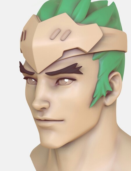 omnicgay: fractions:   omnicgay: I mean, just look at this. When you look up the high poly untextured renders of the heroes, its even more visible. The women are all just copy paste with different hair, while the men have all very different and often