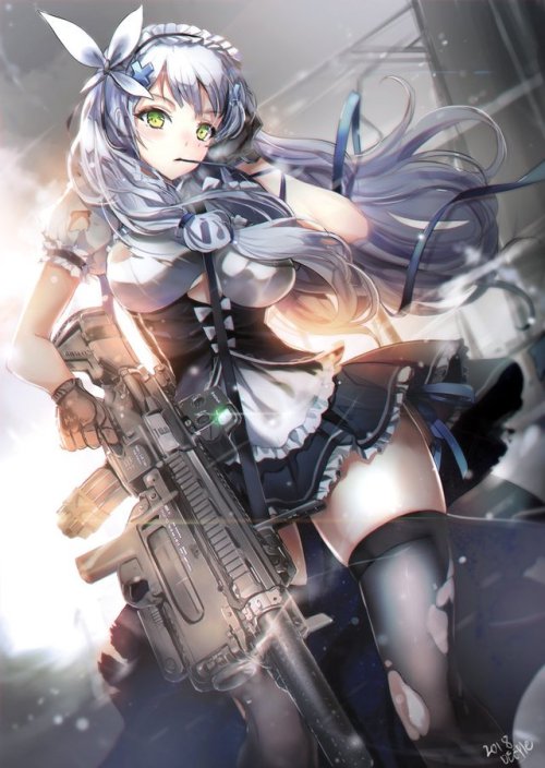 #소녀전선 #少女前線 Hk416 메이드복컨셉으로 그렸습니다.살상류탄은 중요한 포인트. pic.twitter.com/Jejs7XuNZw— 디프루 (@dee_ple) May