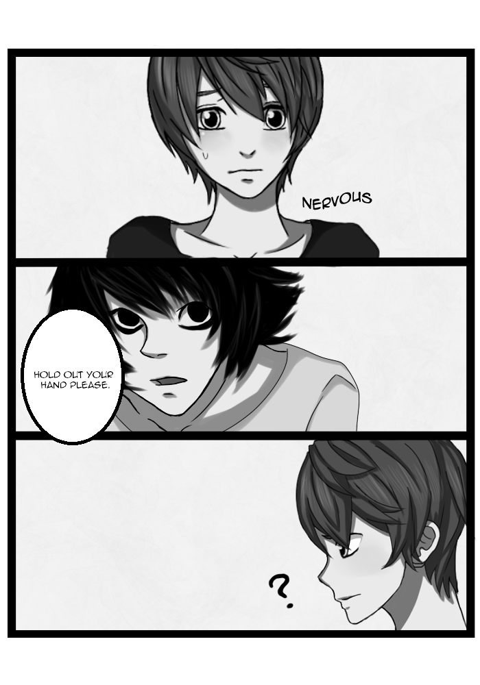 Cute scene from the amazing Death Note fanfic...)