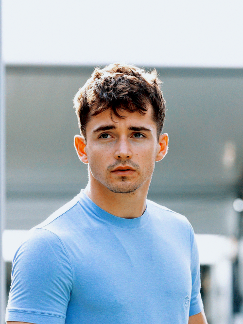 pinsaroulettes: MELBOURNE, VICTORIA, AUSTRALIA - 2022/04/06: Charles Leclerc in the paddock during p