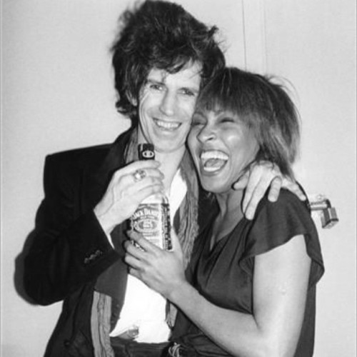 vintage-old-hollywood:  Non Old Hollywood:Keith Richards and Tina Turner 